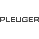 Pleuger Unternehmenslogo in grauer Schrift